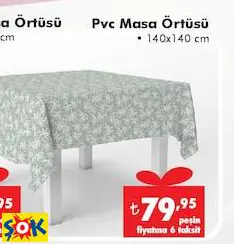 PVC MASA ÖRTÜSÜ • 140X140 CM